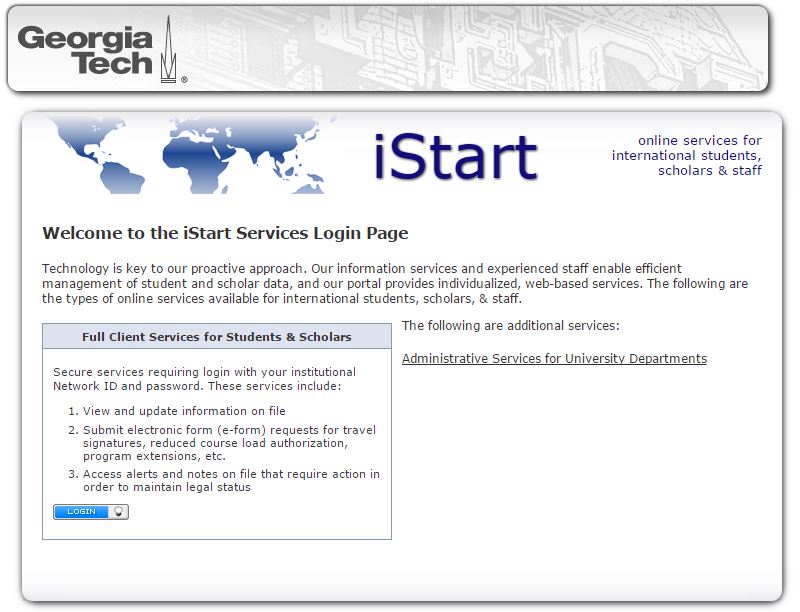 iStart Access for Admin & Faculty