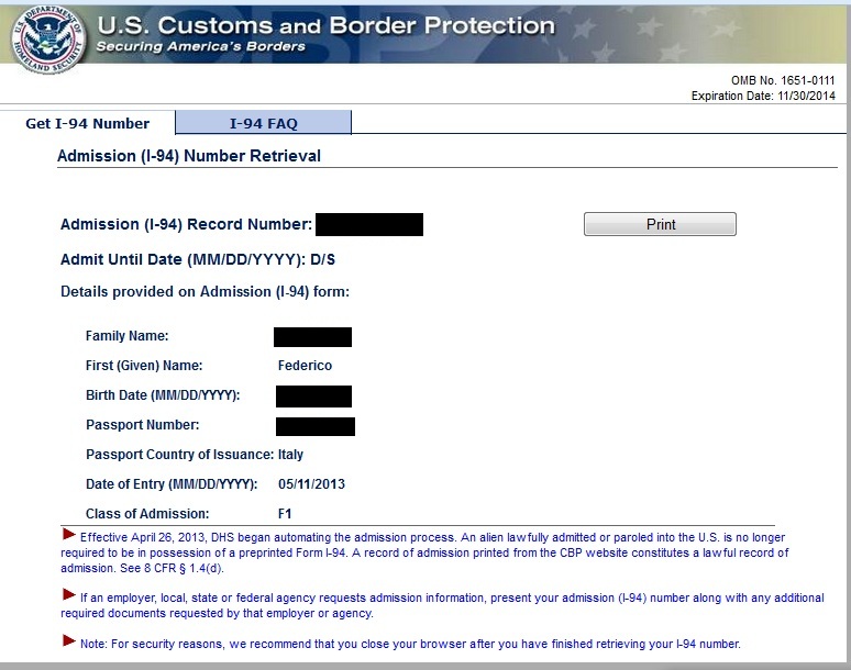 Visa, Immigration Status, and Entry Stamp  Office of International  Students & Scholars